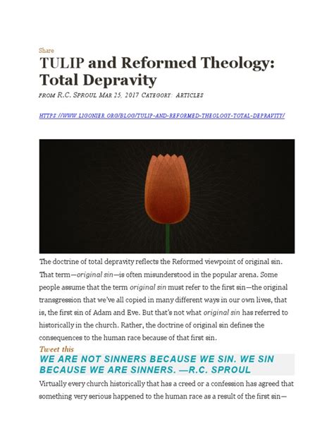 total depravity in tagalog|TULIP and Reformed Theology: Total Depravity .